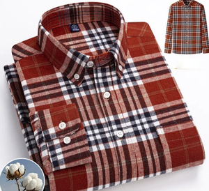 Nouvelle chemise décontractée ajustée à manches longues pour homme, en coton Oxford respirant 100 %, idéale pour la natation - Product Image 3