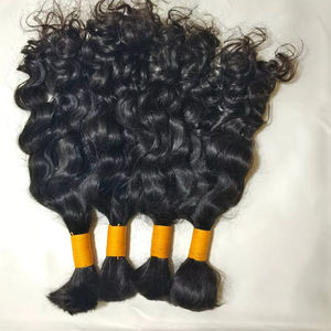 ผู้จำหน่ายผมอินเดียแท้แบบเรมี่ในเมืองเชนไจ สำหรับการต่อผมแบบไม่ใช้สารเคมี - Product Image 1