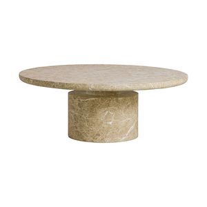 Meubles de décoration intérieure haut de gamme, table en marbre sophistiquée, table basse ronde glamour, table de décoration intérieure moderne, table luxueuse - Product Image 1