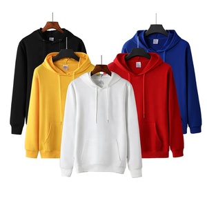 Créez votre marque : Sweat à capuche unisexe noir épais, vierge, personnalisable avec logo, en gros, surdimensionné, pour hommes - Product Image 2