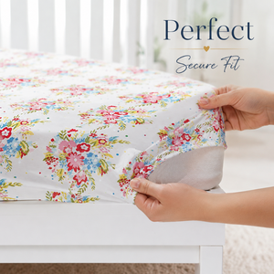 Organic Baby Fitted Crib Sheet | Custom Unisex <b>Nursery</b> Bedding Soft Cotton Mattress Cover OEM Wholesale Best Price Bulk Supply - Product Image 5