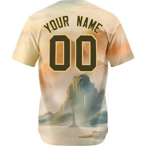 2025 Custom Graffiti Baseball & Softball Jersey <b>Polyester</b> Women's & Men's Youth <b>Shirt</b> with Personalized Name Number & Logo - Product Image 1