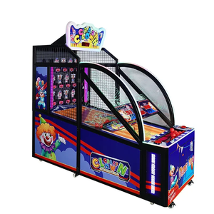 Crazy Clown Ticket Redemption Arcade <b>Machine</b> Ball Toss Coin Operated Prize Game 150W - Product Image 2