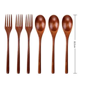 Custom Engraved Wooden Spoon & Fork <b>Set</b> <b>Personalized</b> Cutlery for Corporate <b>Gifts</b> Souvenirs & Weddings at Export Price - Product Image 6