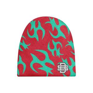 Gorro Unisex con Estampado de Llamas, Sublimación, Acrílico, Invierno, Estilo Urbano, Casual, Adulto, 56-58CM - Product Image 5