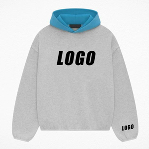 Oscar Custom Solid Autumn Winter Hoodies Vintage Terry Cotton 100% Cotton Casual 2 1 Design Fleece Side Pockets Unisex - Product Image 4