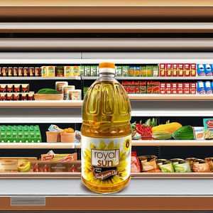 Aceite de Girasol Refinado Premium Royal Sun, 2L X 6 Botellas, Aceite de Cocina Saludable de Grado Alimenticio - Product Image 1