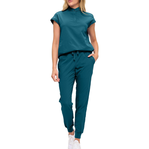 Conjunto de uniforme médico de alta calidad para doctor y enfermera, tela antibacteriana - Product Image 1