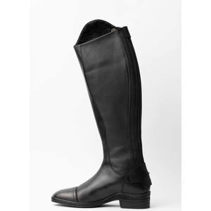 Botas de equitación largas con cremallera para hombre, de cuero auténtico marrón, con cordones, hasta la rodilla, para polo y equitación. - Product Image 3