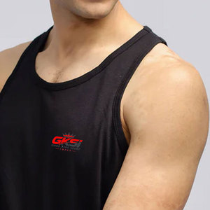 Servicio OEM, Último Diseño, Camiseta sin Mangas Casual de Punto para Hombre, Alta Calidad, 100% Algodón, Transpirable, Ropa Deportiva, Bajo Precio, MOQ - Product Image 6