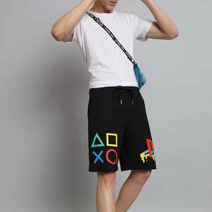 Pantalones Cortos Deportivos Casuales para Hombre, Negros, Sólidos, de Secado Rápido, Transpirables, con Cordón, Estilo Urbano, para Verano - Product Image 6