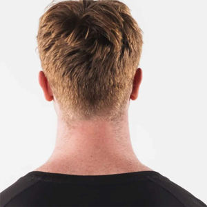 T-shirt à manches longues pour homme, jersey 220G, mélange de coton respirant, coupe classique, couleur unie, vêtements décontractés - Product Image 5