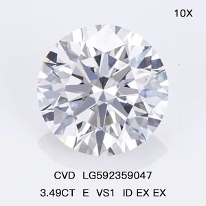 Diamantes sueltos cultivados en laboratorio con certificación IGI, corte brillante redondo, VVS VS, fabricante de la India, venta al por mayor - Product Image 2
