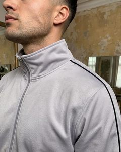 Men's casual <b>Tracksuit</b> <b>plain</b> season round Matching Outfit - Product Image 4