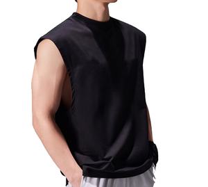 Camiseta Deportiva para Hombre con Logotipo Personalizado, Estilo Urbano, para Entrenamiento Físico, Ropa Deportiva de Algodón al por Mayor - Product Image 4