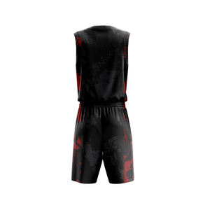 Uniforme de basket-ball personnalisé léger, dernier modèle de maillot de basket-ball, uniforme de basket-ball uni confortable en vente - Product Image 2