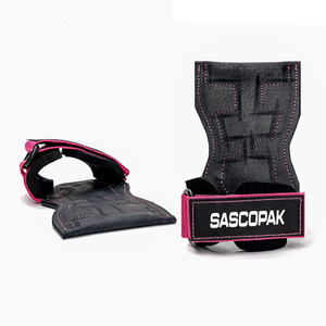 Poignées de musculation antidérapantes en caoutchouc naturel pour protection des paumes, avec logo personnalisé, pour entraînement de soulevé de terre, tractions et musculation en salle de sport - Product Image 3