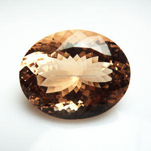 พลอยอัญมณีธรรมชาติจากมอร์กาไนต์ตัดทรงรีขนาดตัดเหลี่ยมเพชรพลอยมีค่าบำบัดแบบหลวม6X8MM เทียบขนาด - Product Image 6