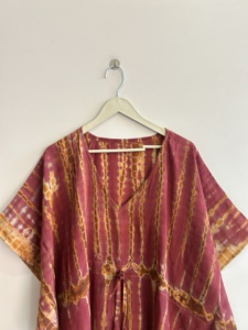 Wholesale Pack Of <b>Maxi</b> Printed Hand Tie Dye <b>Kaftan</b> Dress Luxury Women Comfy Dress - Product Image 2