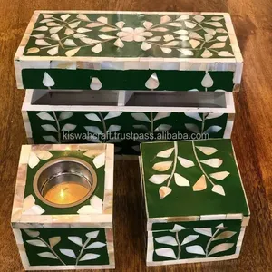 Nuevo Quemador de Incienso Religioso con Incrustaciones de Hueso y Madreperla, Portavelas, Quemador de Bakhoor con Sándalo de la India por KC - Product Image 2