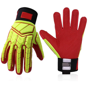 Gants d'extérieur en PU à doigts entiers antidérapants unisexes résistants aux chocs - Product Image 4
