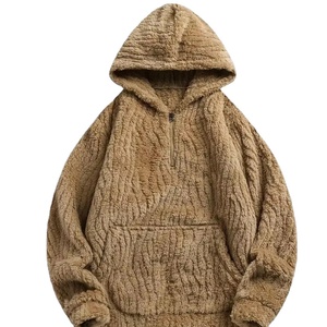 Venta caliente 100% Sudaderas con capucha de lana de algodón con mangas largas Colección de invierno Básicos en mezcla de algodón de la mejor calidad - Product Image 1