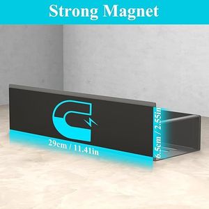 Set di 4 Organizzatori Magnetici per Spezie Grigio Scuro, Porta Spezie per Frigorifero e Forno, Gestione Efficiente della Cucina - Product Image 5