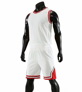 Ensemble de vêtements de sport de qualité professionnelle avec double couture renforcée, uniforme de basketball de qualité supérieure, OEM - Product Image 4