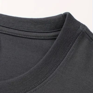 Nueva Llegada: Camiseta Extra Grande para Hombre, 100% Algodón, 300 g/m², Transpirable, Casual, Hombros Caídos, Diseño con Logotipo Personalizado - Product Image 5