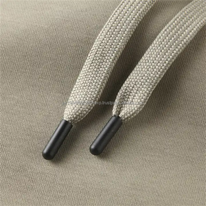 Haute Qualité Unisexe Coton Polyester French Terry Hommes Zipper-up Hoodies Logo Imprimé Personnalisé Hommes Zip Sweat À Capuche - Product Image 5