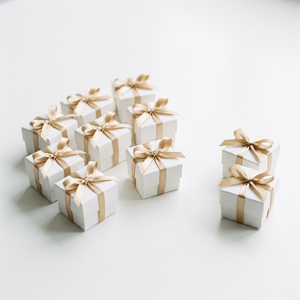 Cinta de Satén Dorado Champán de 6mm de Una Cara, Venta al por Mayor, Paquete de 20 Rollos x 8 Metros para Etiquetas de Boda, Recuerdos de Ceremonia, Sets de Regalo para Boutiques - Product Image 2