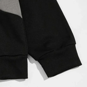 ชุดวอร์มออกกำลังกายฤดูหนาวสำหรับผู้ชาย ชุดแทรคสูทสีพื้น ปักลายได้ตามสั่ง ผ้าโพลีเอสเตอร์ 100% ชุดสองชิ้นผ้าฝ้ายฟลีซ น้ำหนักเบา - Product Image 4