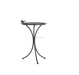 อ่างน้ำนกโลหะแบบคลาสสิกสำหรับสวนหลังบ้าน ลานบ้าน ดีไซน์หรูหรา ฐานแข็งแรง ดึงดูดนก มาพร้อมอ่างเก็บน้ำ - Product Image 1