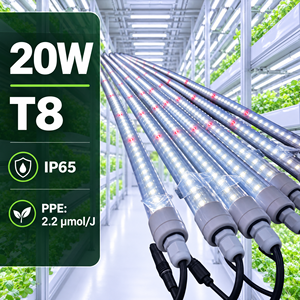 Tube de lampe de culture LED à spectre complet IP65 20W - Product Image 1