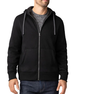 Sudadera con capucha informal con cremallera para hombre - Product Image 2