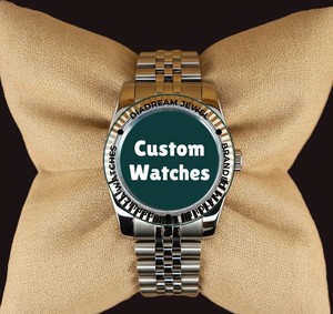 นาฬิกาข้อมือคุณภาพสูงสั่งทำพิเศษจากโรงงานโดยตรง หน้าปัดทรงกลมสีฟ้า ตัวเรือนสแตนเลส ดีไซน์โดดเด่น พร้อมฟังก์ชั่นวันที่อัตโนมัติ เหมาะสำหรับสวมใส่ทุกวัน - Product Image 3