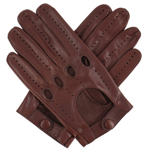 Gants de conduite unisexes en cuir véritable souple, respirants, perforés, avec sangle de poignet réglable, séchage rapide, toutes saisons, fabrication OEM - Product Image 5