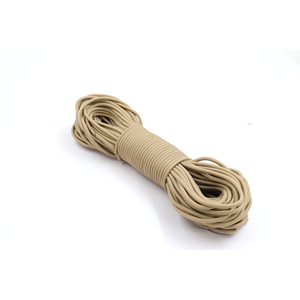 Cuerda de Paracord Beige de 4 mm, Tipo 550, Cordón de Nailon Utilitario para Camping, Supervivencia, Manualidades y Bricolaje - Product Image 1