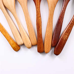 Ensemble d'ustensiles de cuisine en bois tendance, bois de teck, accessoires de maison durables, 7 pièces, outils de cuisine, salle à manger, bar, cadeau de mariage, américain - Product Image 4