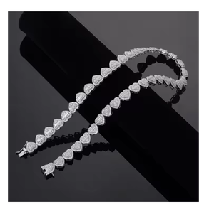 จี้เพชรโมอิสซาไนต์ทรงเหลี่ยมหรูหรา สไตล์ฮิปฮอป สำหรับผู้ชายและผู้หญิง - Product Image 6