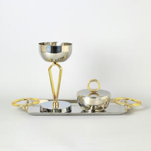 Middle Eastern Arabic Stainless Steel Incense Burner <b>Set</b> Top Quality Luxurious Arrival Middle Eastern Style - Product Image 2