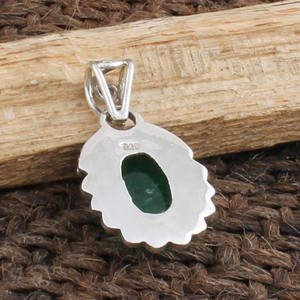 Colgante de Jade Verde Natural, Plata de Ley 925, Collar de Jade de Myanmar, Gema Verde Imperial, Fabricante de Joyería - Product Image 5