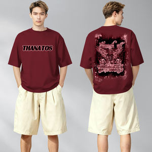 Chemise à manches courtes en coton 100% tricoté personnalisable pour hommes avec logo sur le devant, écologique et respirante, séchage rapide, prix de gros - Product Image 3