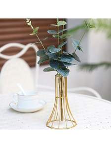 Florero Decorativo de Metal, Centro de Mesa Moderno para Sala de Estar, Decoración de Interiores para el Hogar - Product Image 5