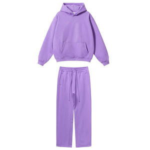 Conjunto de Sudadera con Capucha y Pantalones Deportivos Unisex Personalizados OEM, 100% Algodón, Felpa Gruesa, Ropa Casual Urbana - Product Image 1