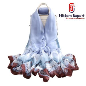 Luxury Printed Long <b>Scarf</b> Soft Fabric Head <b>Scarf</b> Custom Printed OEM ODM Custom Textile Manufacturer Wholesale Supplier - Product Image 3