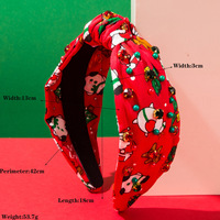 Serre-tête de Noël rembourré en forme de bonhomme de pain d'épices et bonhomme de neige, accessoires de cheveux festifs pour femmes et filles, coiffure de fête de Noël
