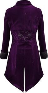 Veste de costume steampunk, veste médiévale, veste victorienne, veste de pirate, veste de prince, veste gothique, veste de cosplay fantastique, OEM 100% polyester - Product Image 4