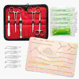 Kit de Suture Professionnel Pentax en Acier Inoxydable Chirurgical, Outils d'Entraînement à la Fermeture de Plaies sur Mannequin pour Étudiants en Médecine et Utilisation en Clinique - Product Image 2