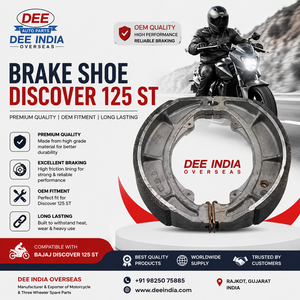 Jeu de plaquettes de frein pour moto Bajaj Discover 125 ST, remplacement OEM, plaquettes de frein arrière, pièces de rechange - Product Image 2